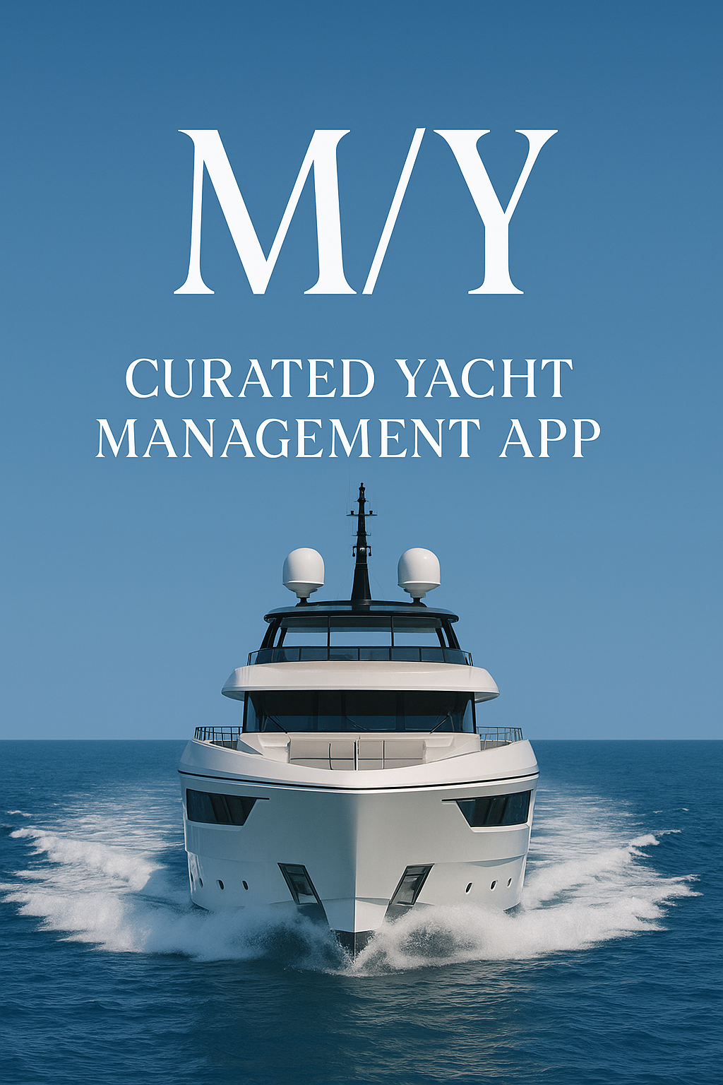 A luxury yacht on the water at sunset